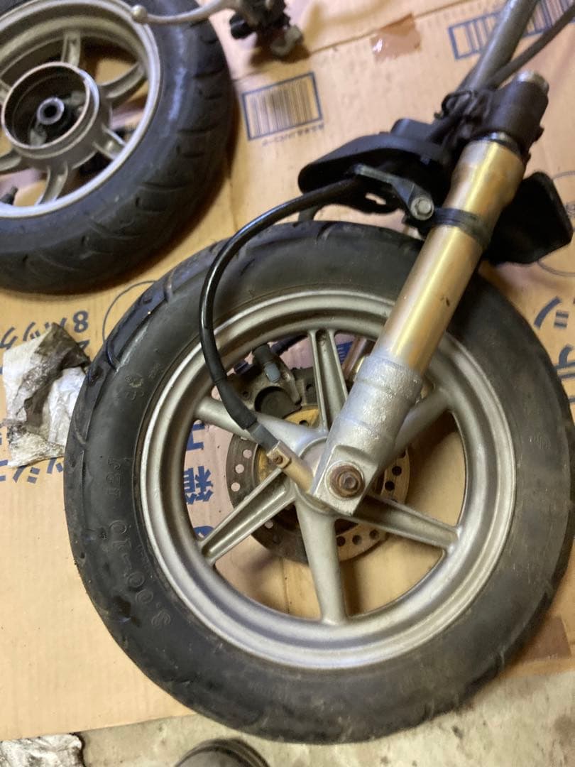 ライブディオZXホイール 金サス前後セットキャリパーステムマスターフルセット