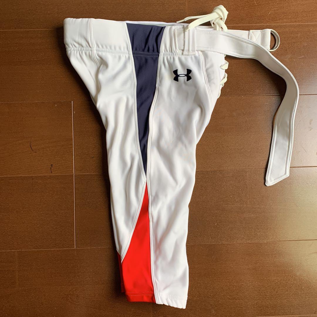 UA 慶應義塾大学“UNICORNS“試合用フットボールパンツホワイトMDサイズ