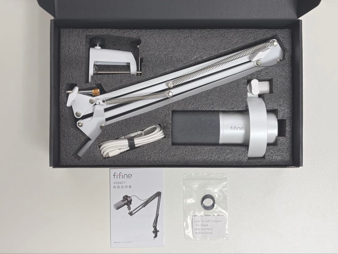 K688CT ダイナミックマイク シルバー