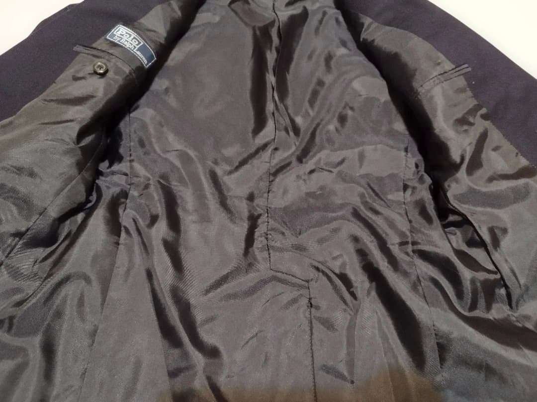 未使用 ポロバイラルフローレン スーツセット ブレザー 紺色 金ボタン 140