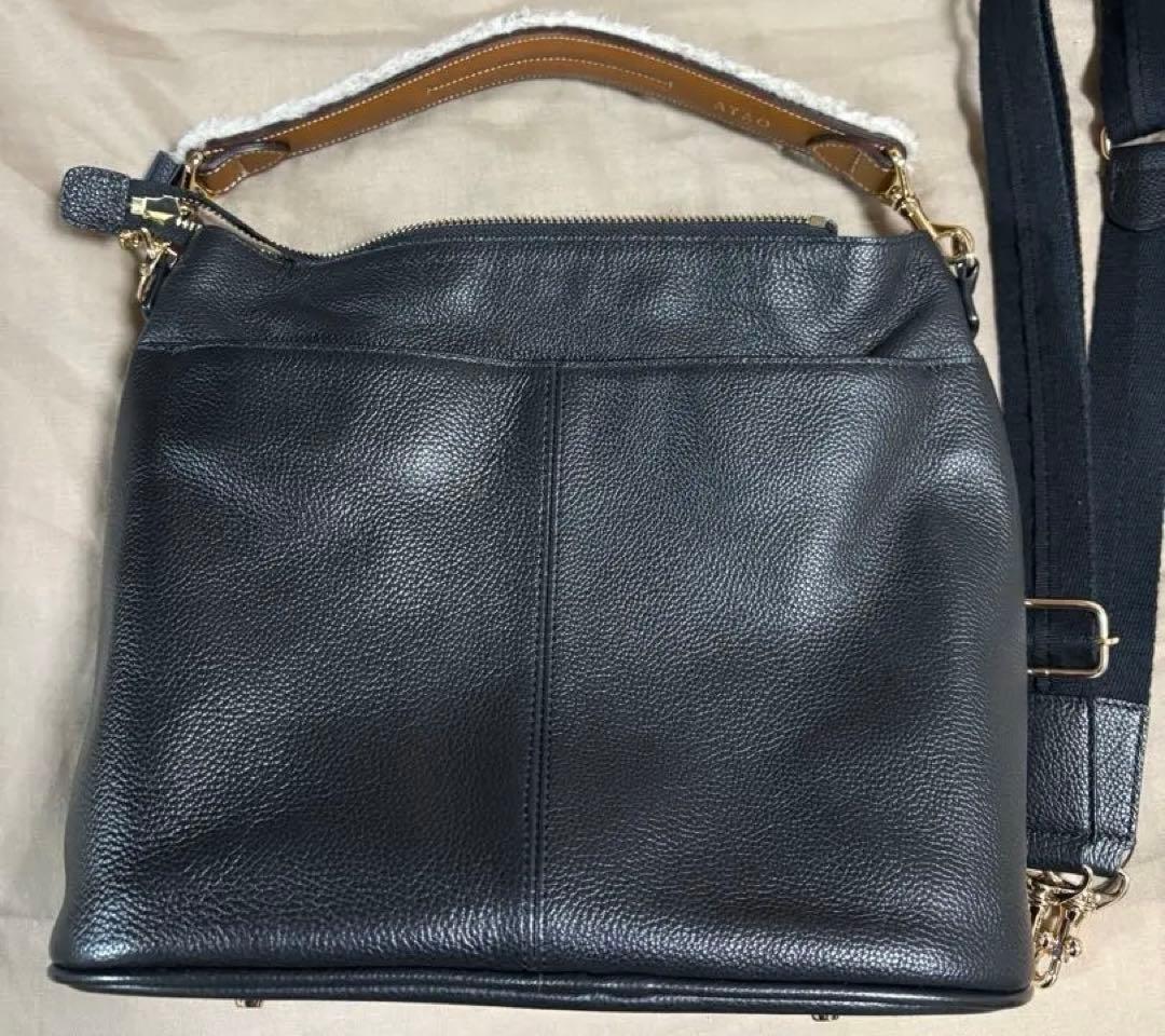 ATAO人気No1の2wayバッグ水にも汚れにも強い撥水レザー　ウィークエンド