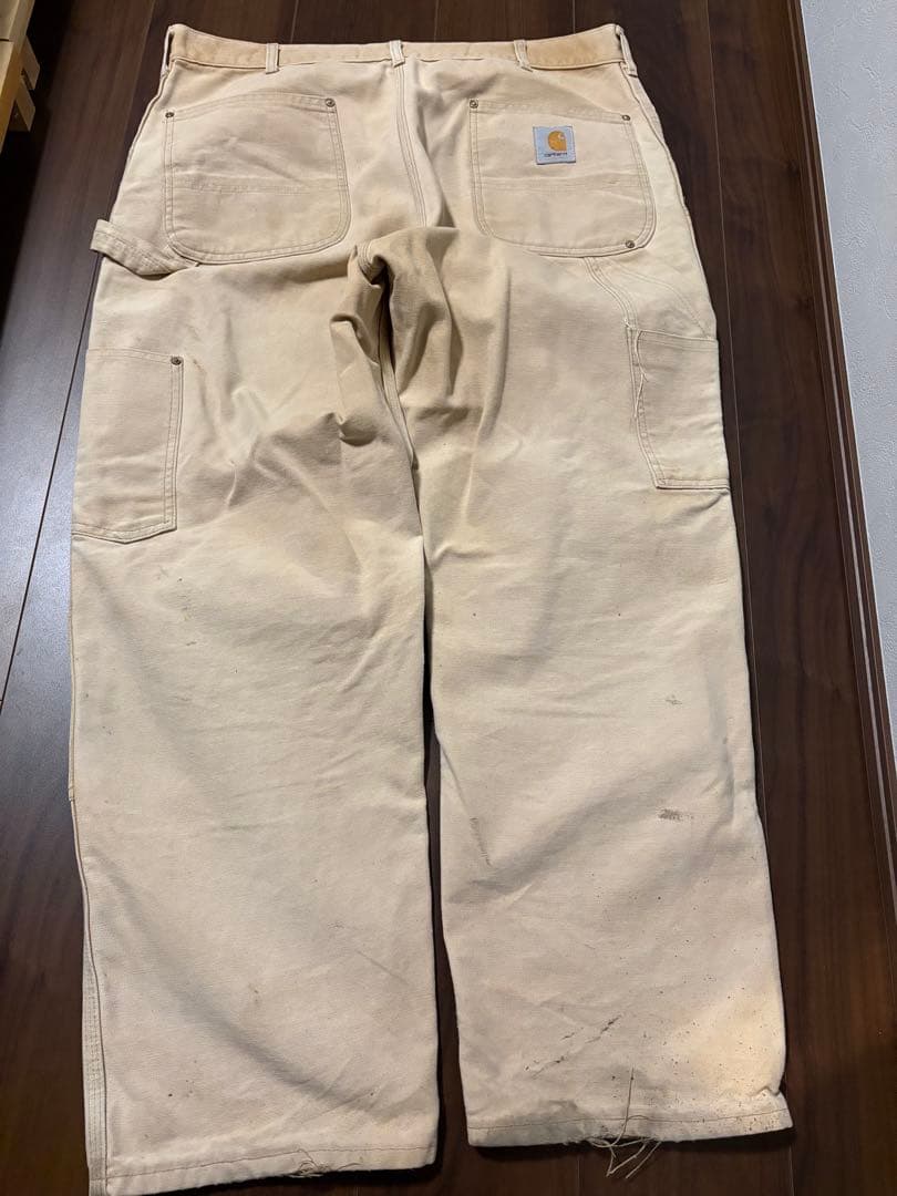 Carhartt ワークパンツ クリーム色　38インチ