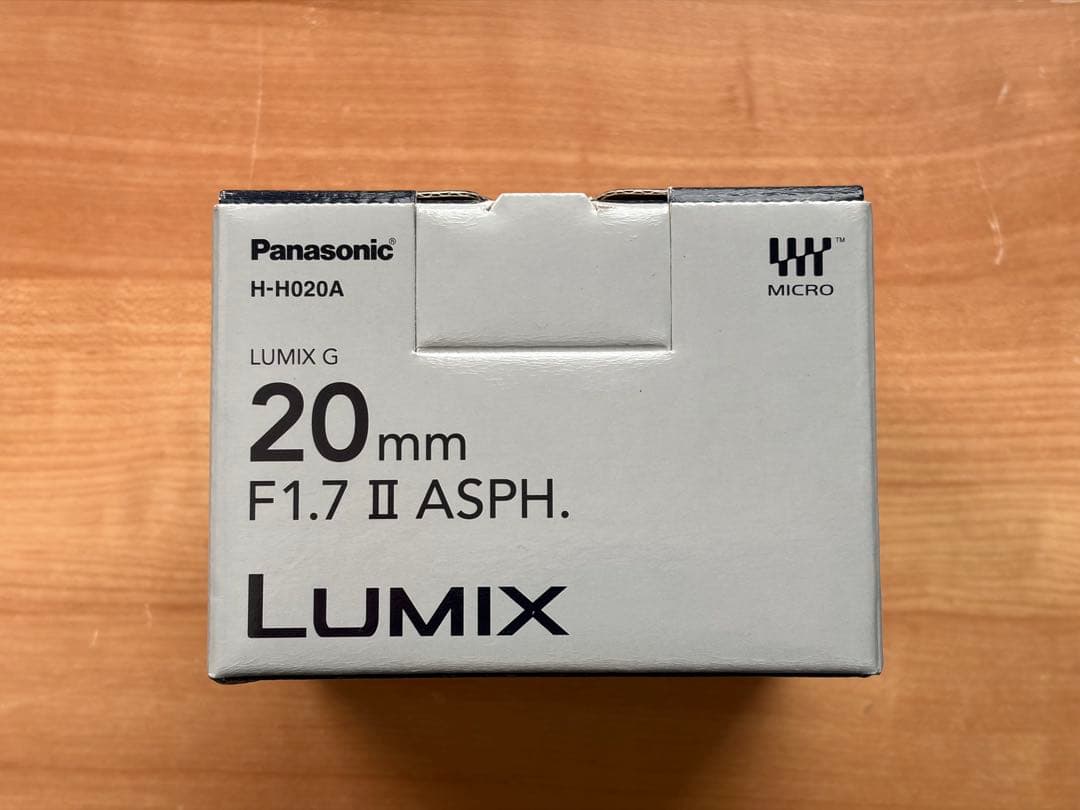 Panasonic LUMIX 20mm F1.7 II マイクロフォーサーズ