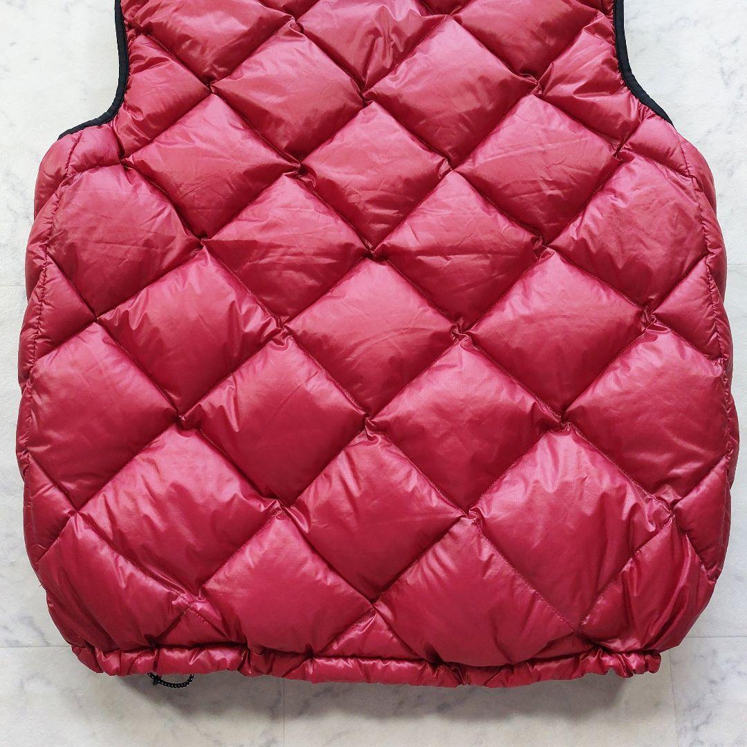 未使用級 高級グースダウン エディーバウアー ダウンベスト XL 赤