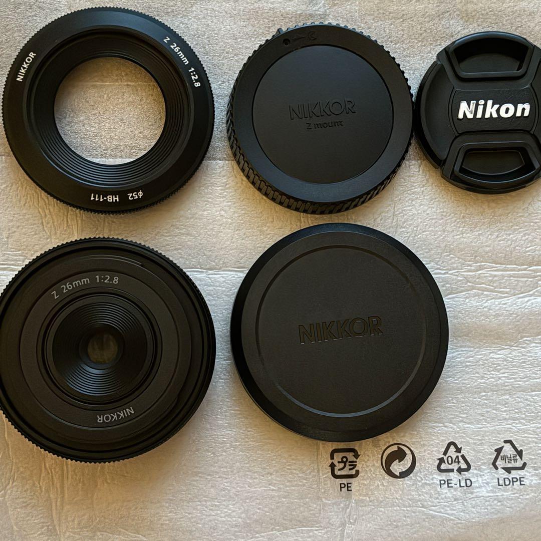 【美品】室内試写のみ　保証あり　NIKKOR Z 26mm f/2.8