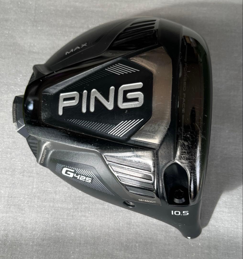 【ヘッドのみ】PING G425 MAX ドライバー 10.5度ヘッドカバー付き
