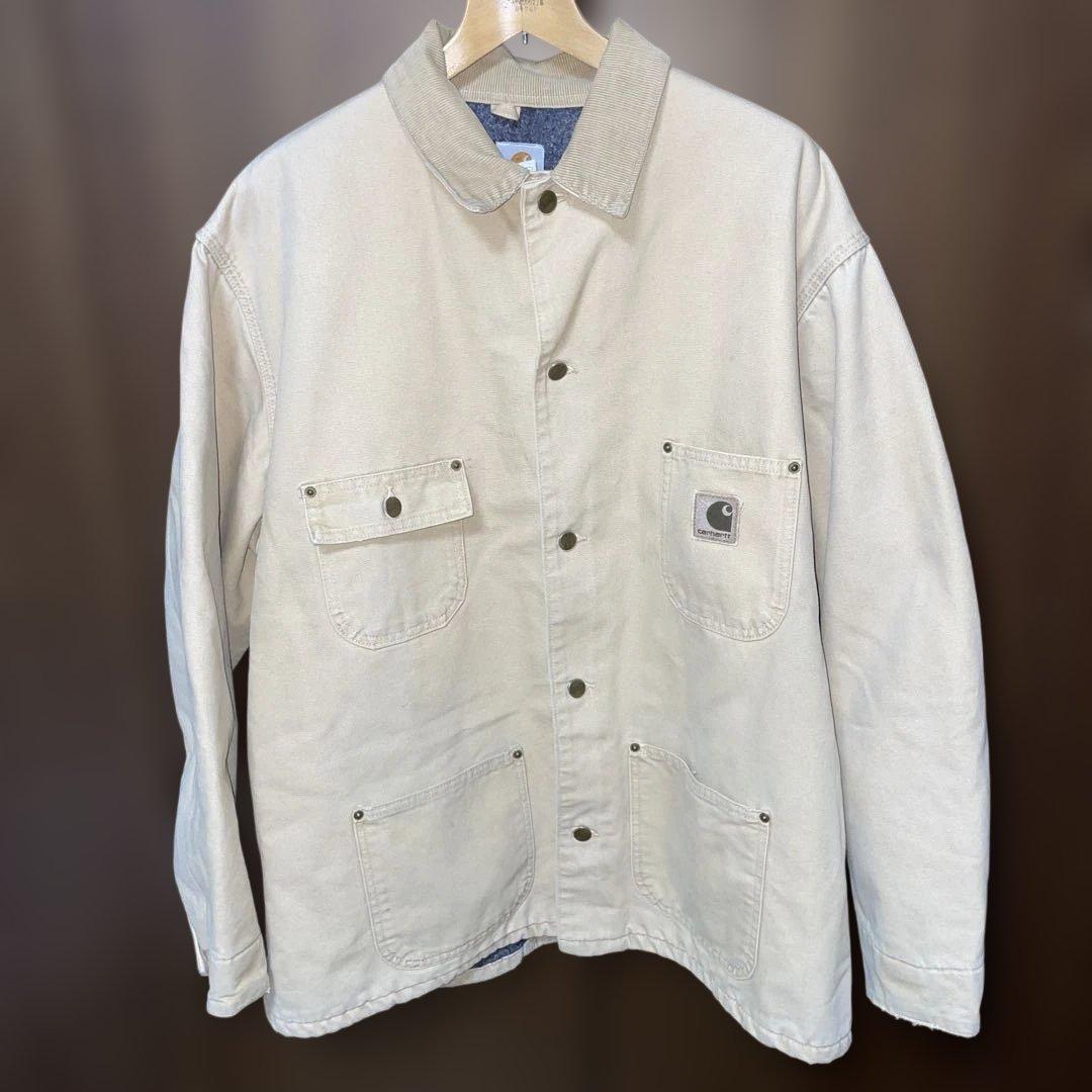 Carhartt ミシガンチョアコート カバーオール アイボリー アメリカ製