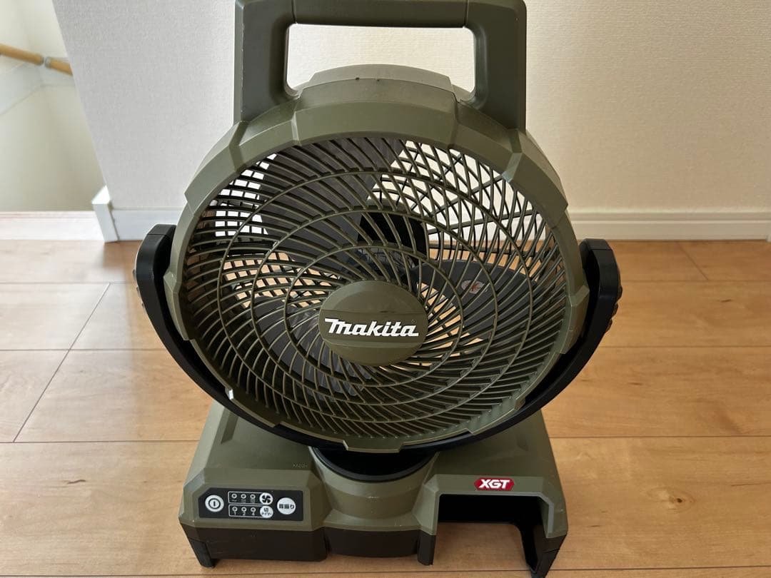 （中古）Makita CF001G充電式ファン オリーブ　　40Vmax