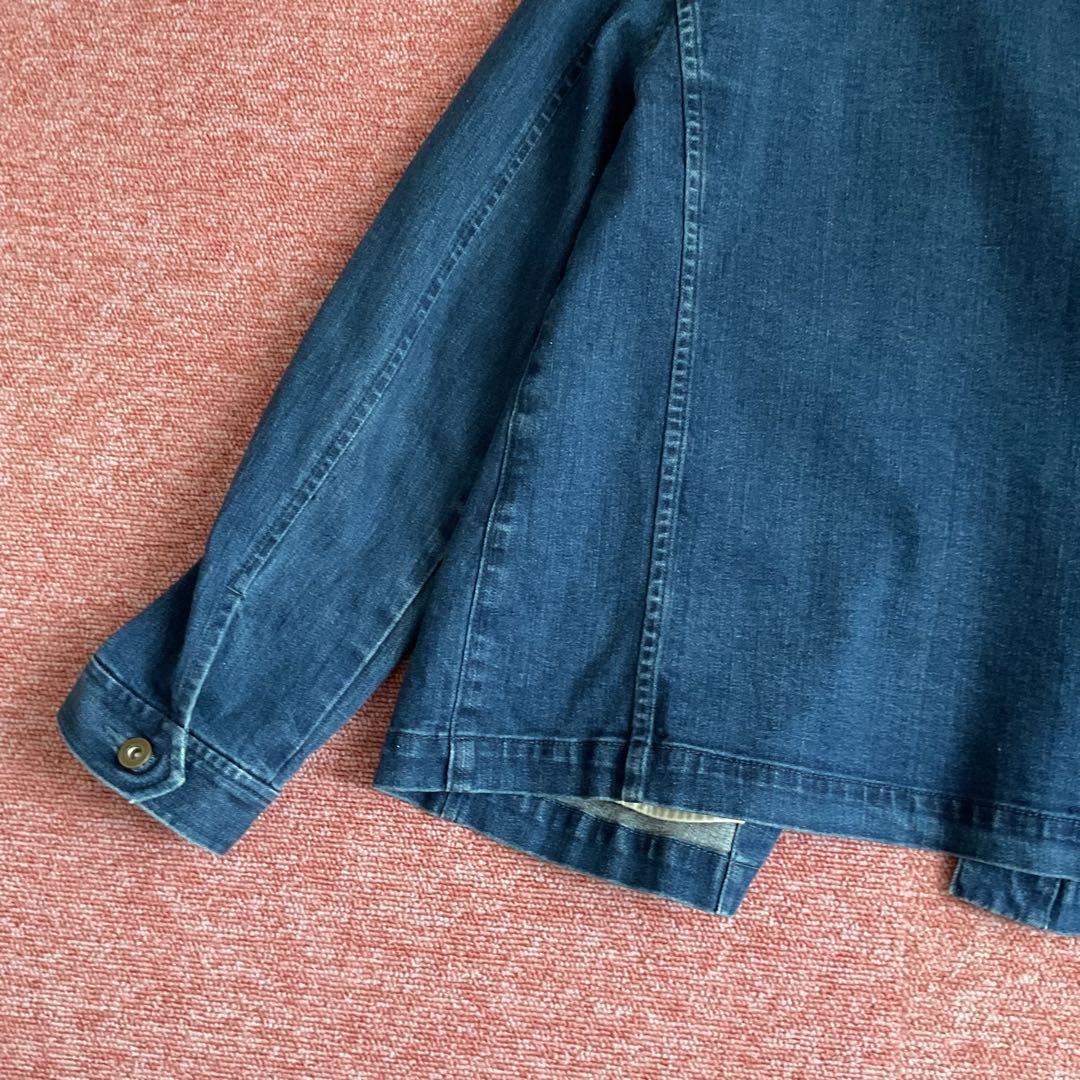 komugiです。LOISIR デニムジャケットとスカート