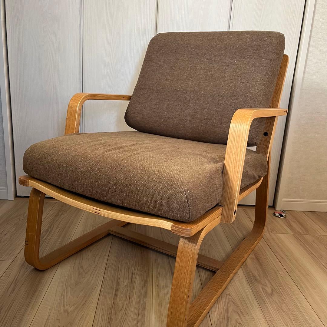 MUJI リビングでもダイニングでもつかえるソファチェア