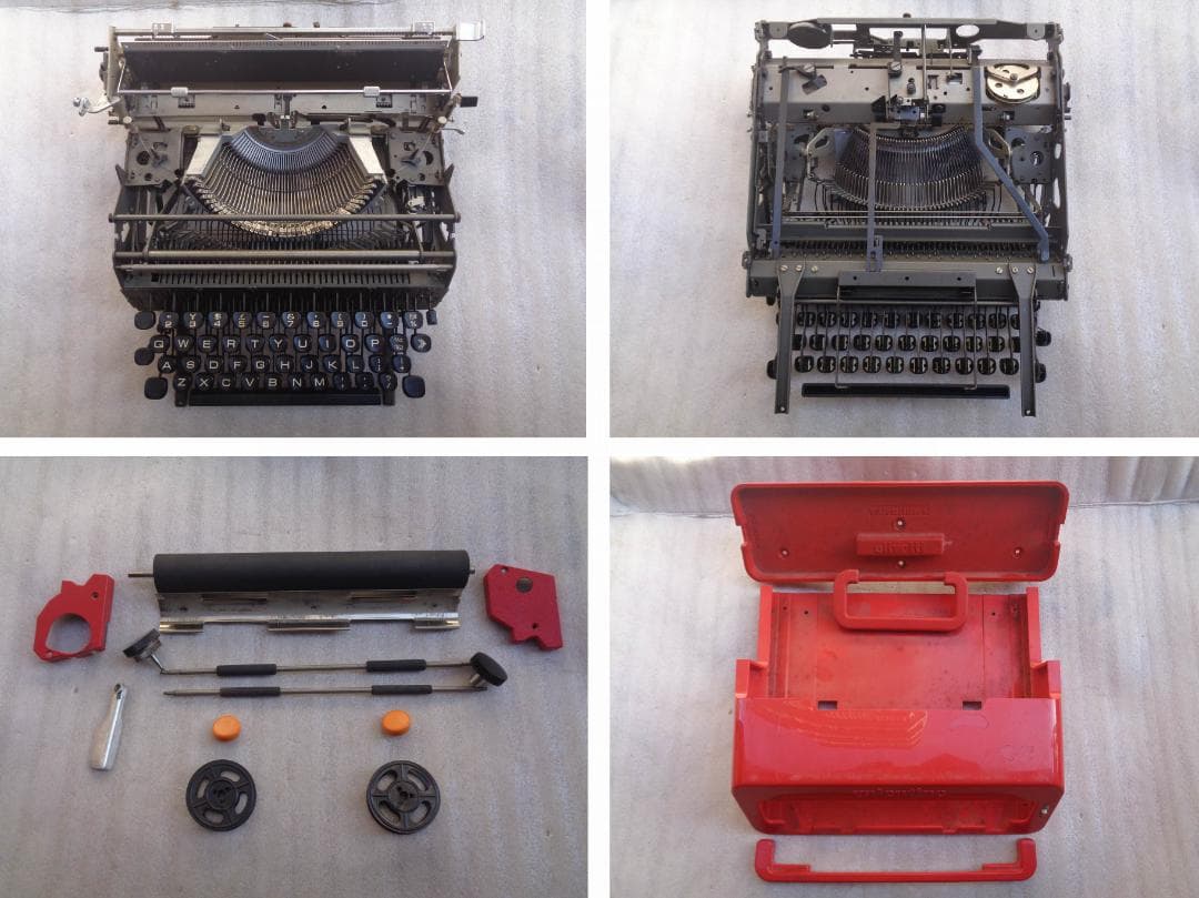 完動品olivetti valentine sタイプライター時計じかけのオレンジ