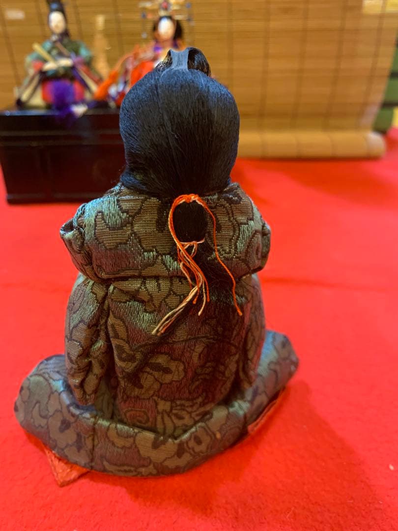 雛人形　お内裏様　アンティーク　蔵出し　大正　昭和初期