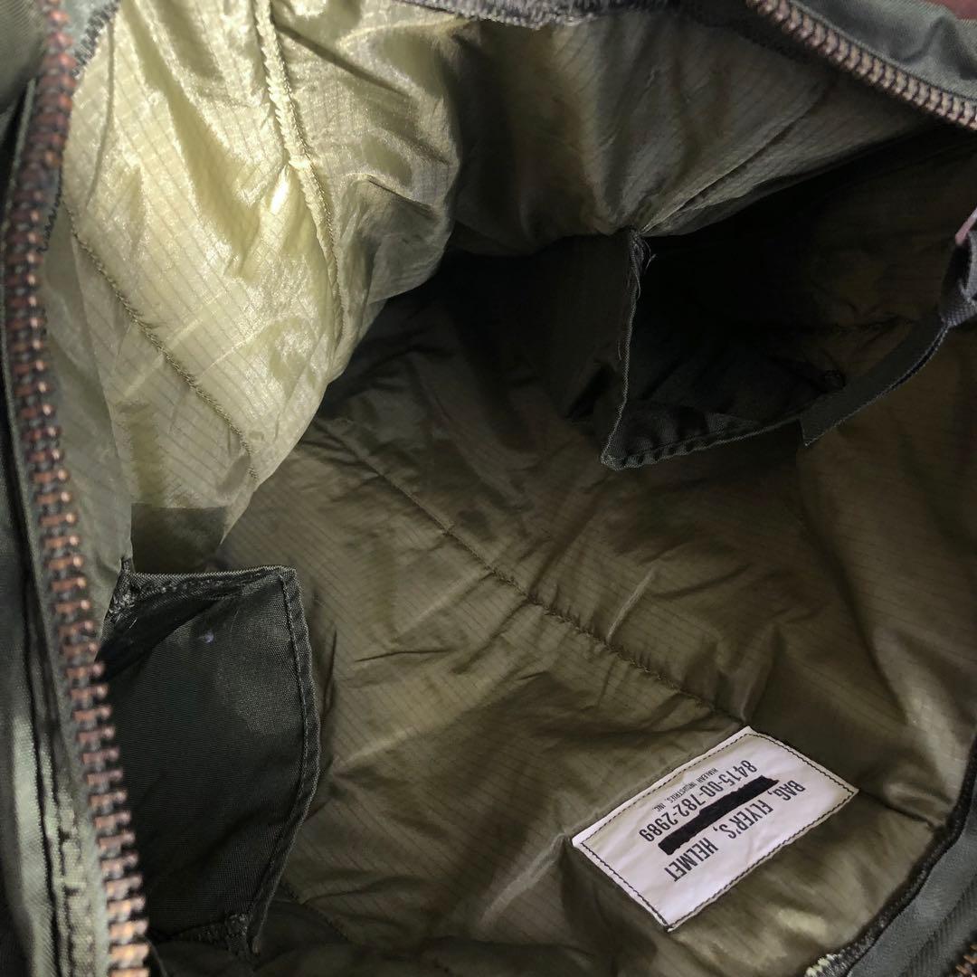 【ヴィンテージ】80s ミリタリー ヘルメットバッグ アメリカ軍 一点限り