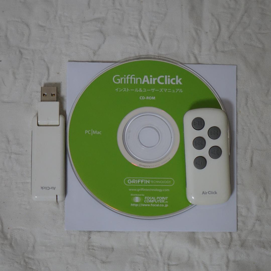 Griffin AirClick USB ワイヤレスリモコン TC709J/A