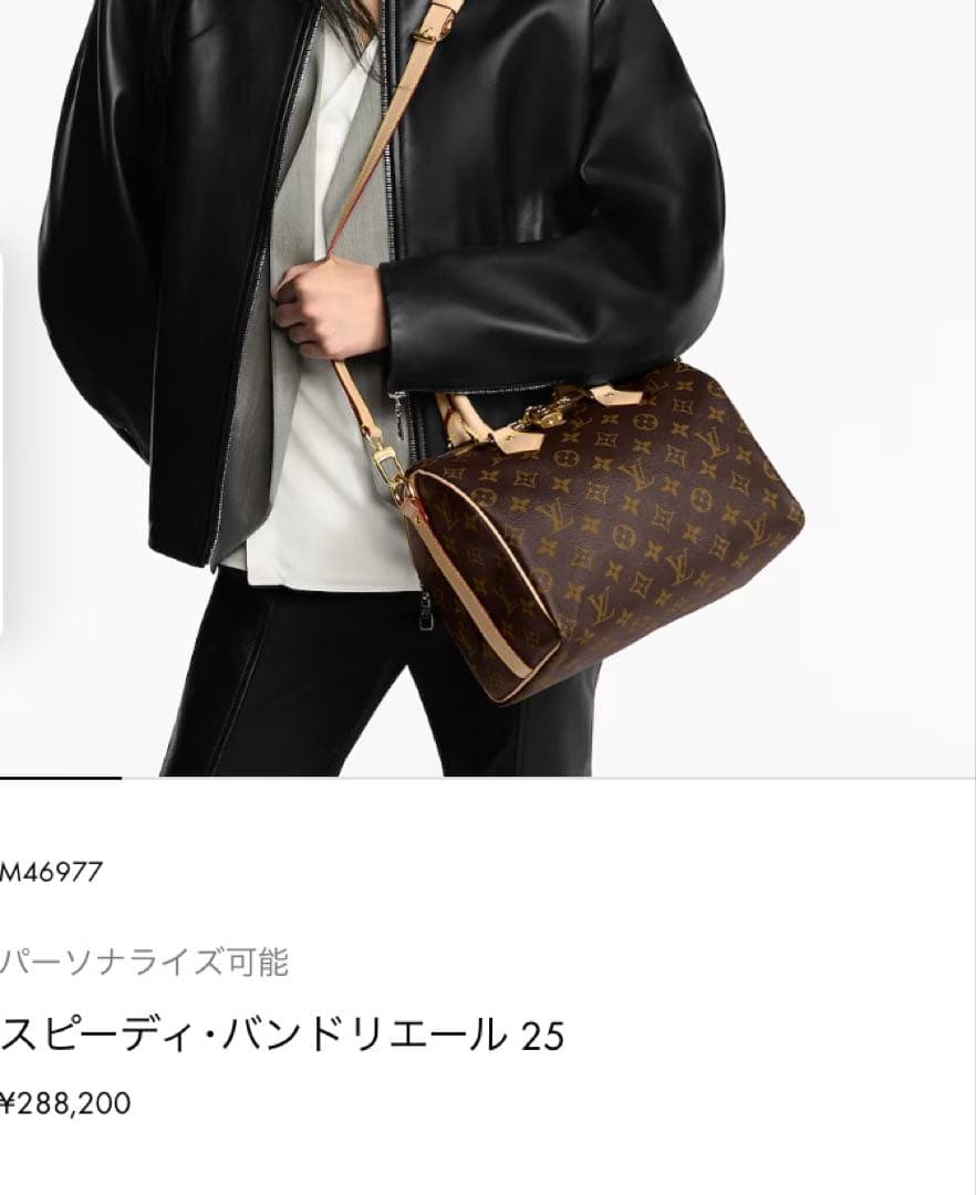 本日限定価格Louis Vuitton スピーディ・バンドリエール 25