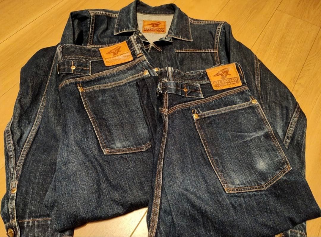 最終値下げATLAST & CO. デニムジャケット パンツ2本セット