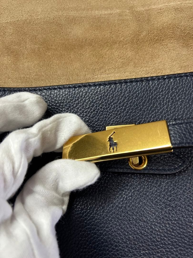 新品Polo Ralph Lauren クラッチバッグ 濃紺 新品タグ付き