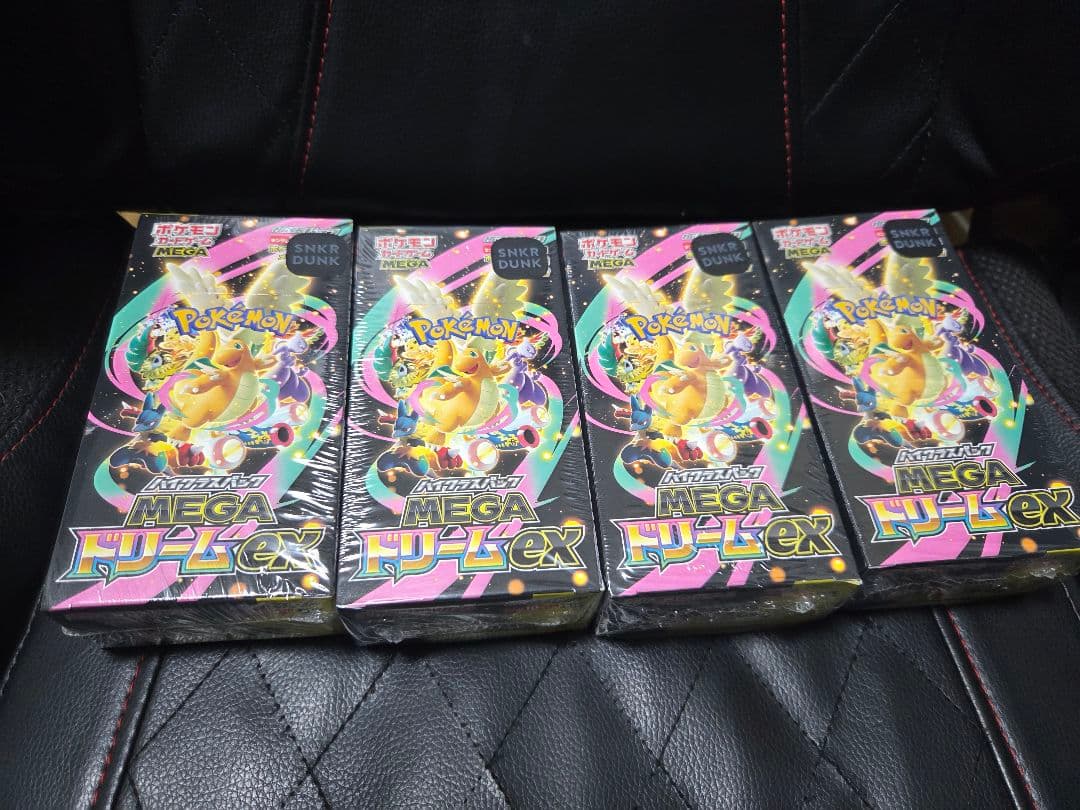 ポケモンカードゲーム MEGAドリームEX　シュリンク有　4BOX