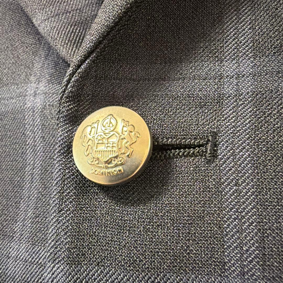 超美品★ワンダーファクトリー★3ピースフォーマル　スーツ★130cm紺チェック柄