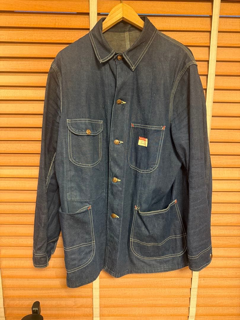 極上 60s ビッグマック カバーオール デニム 42相当 BIG MAC XL