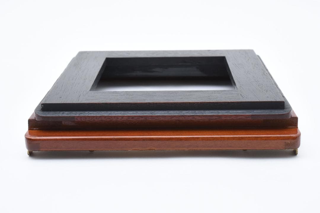 ディアドルフ/Deardorff レンズボード 約18.8×18cm 木製カメラ