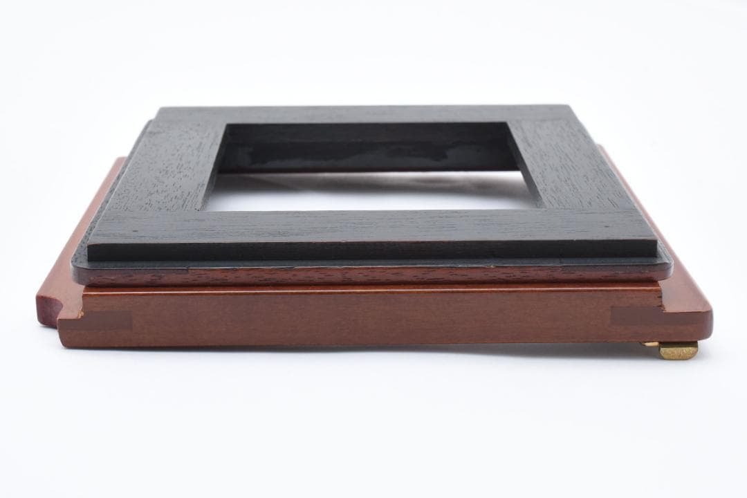 ディアドルフ/Deardorff レンズボード 約18.8×18cm 木製カメラ