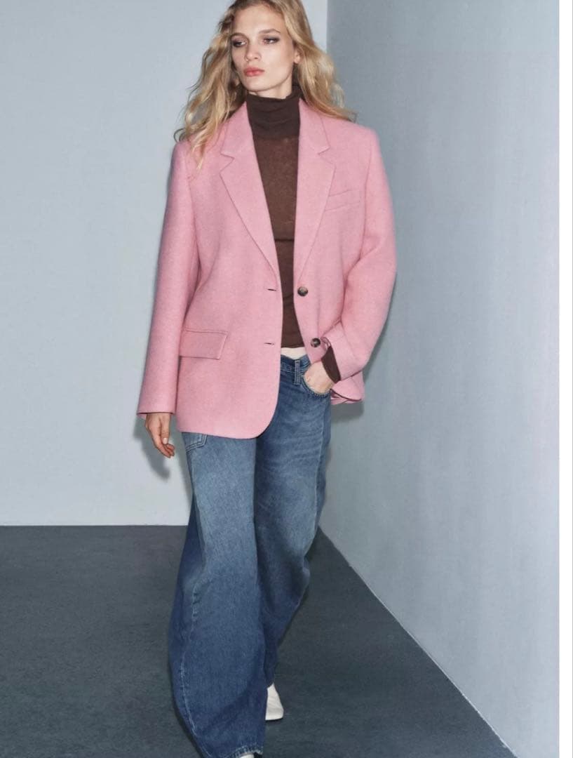 amyさん専用　ZARA ピンクジャケット　Sサイズ