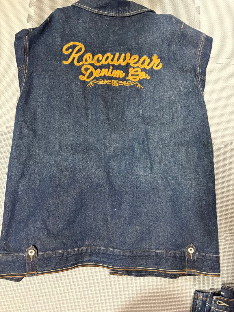 【最終値下げ】Rocawear デニムジャケット デニムセットアップ美品