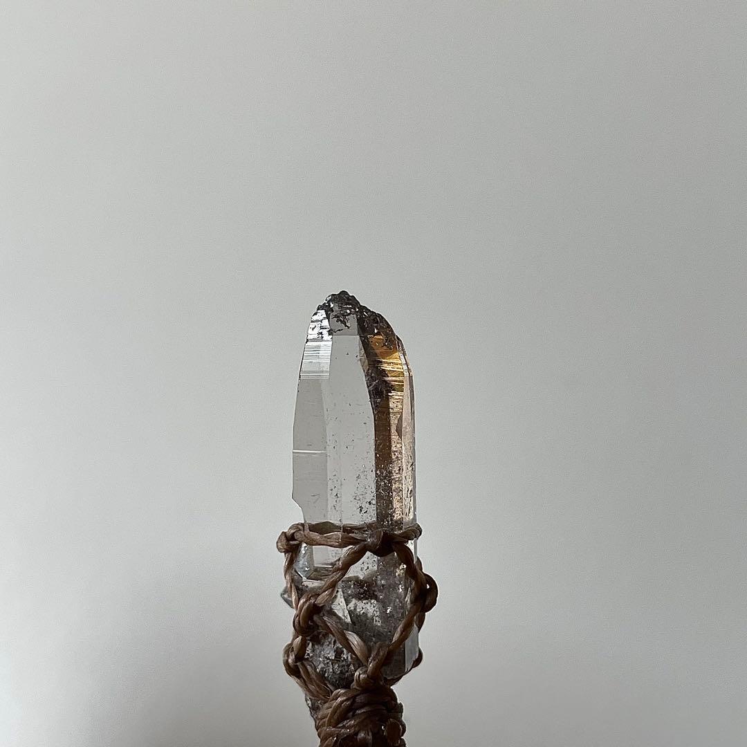 ヒマラヤ水晶 ガネッシュヒマール ＊ マクラメペンダント ネックレス 54