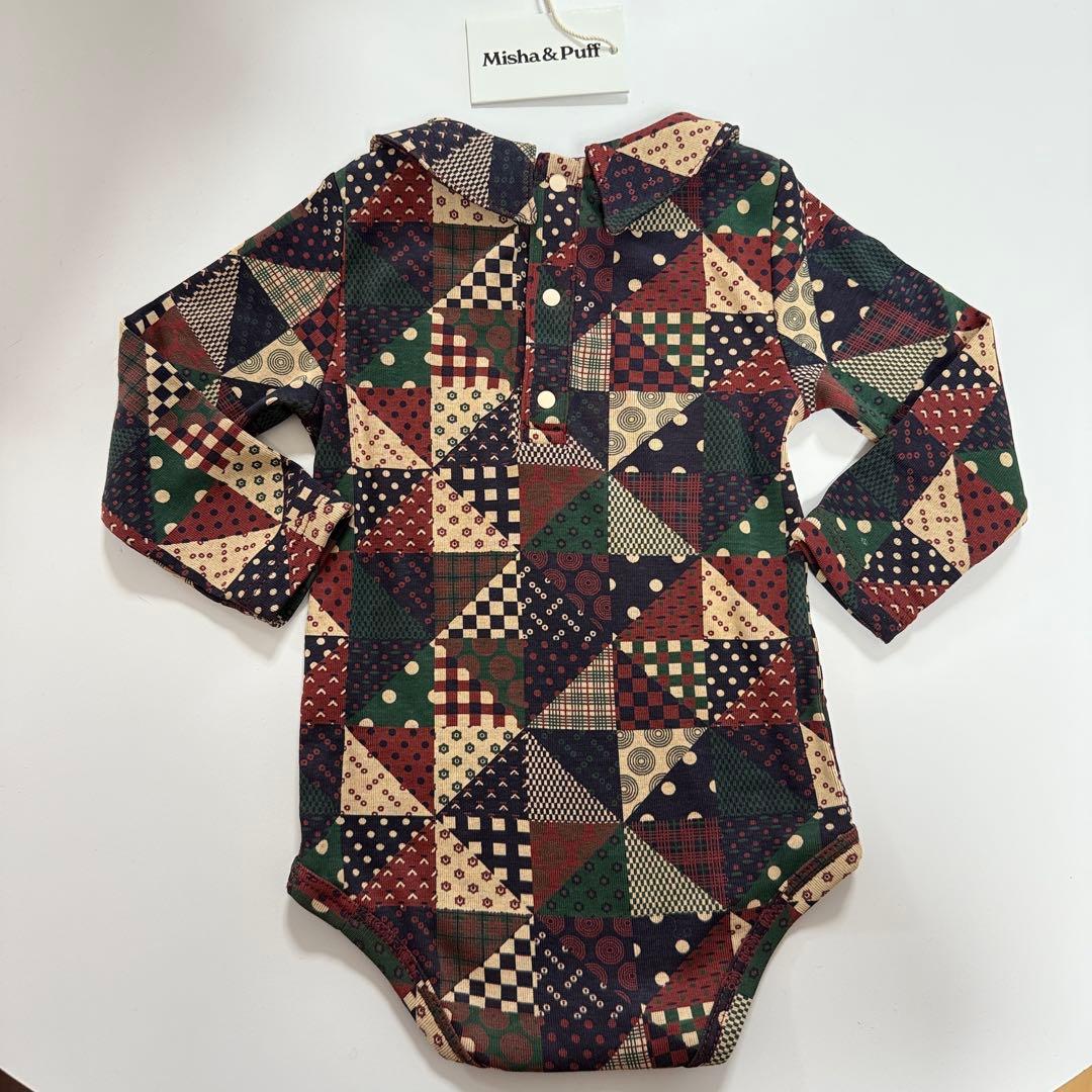 Misha & Puff パッチワーク　ロンパース　9-12M