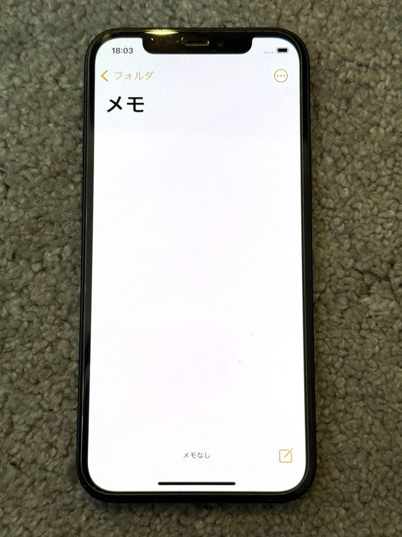 （ジャンク）iPhone12 128GB ブラック 本体