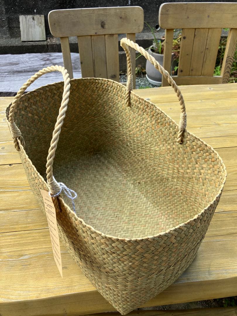 水草(カチュー)ピクニックバッグ トートバッグ　Lサイズ