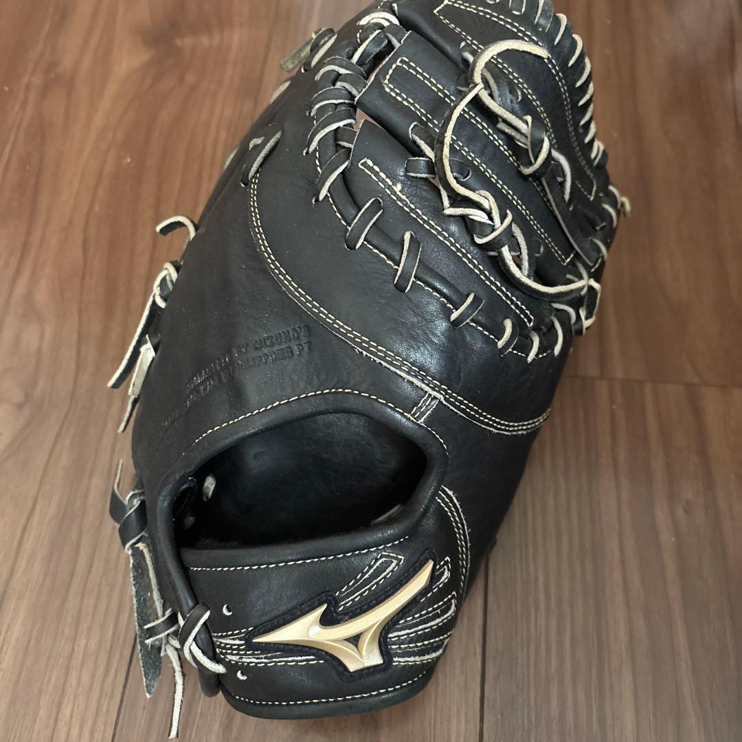 Mizuno Global Elite ファーストミット ブラック軟式用