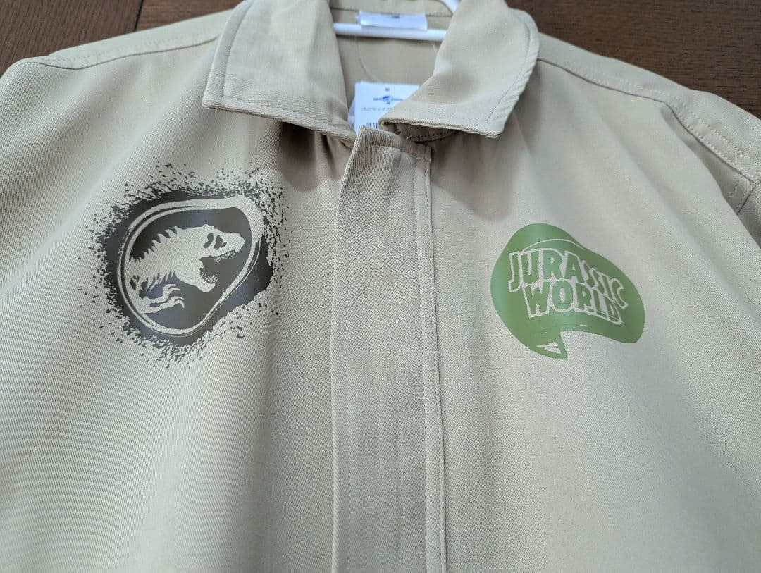 USJ ジュラシック・ワールド オーバーオール・つなぎ ベージュ　男女兼用