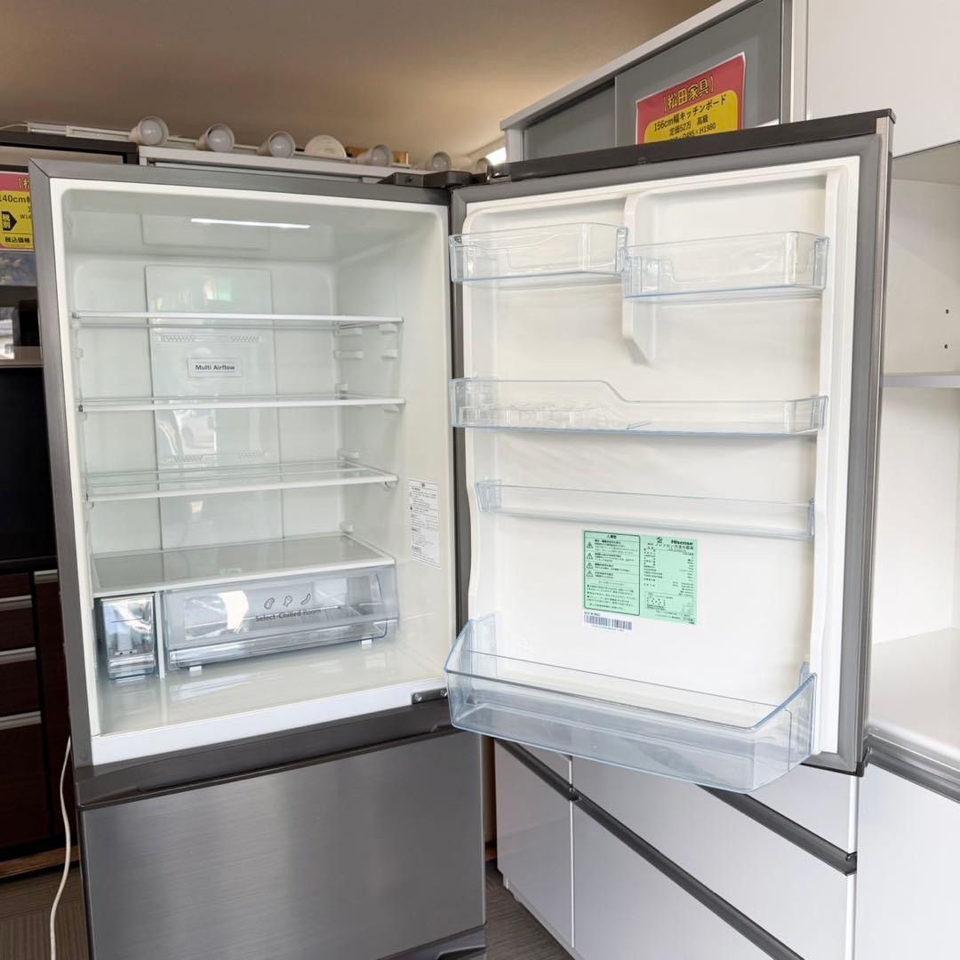 ハイセンス 2020年製 360L冷蔵庫 自動製氷 セレクトチルド室