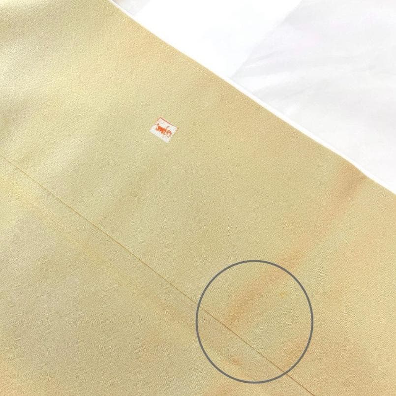 akmx142 美品 一つ紋 色留 袖華やか レンタル店放出 比翼つき 正絹