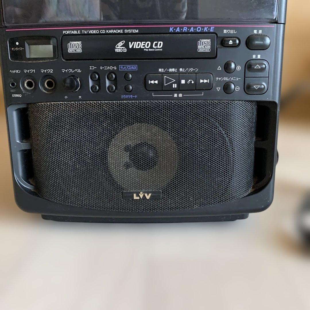 レトロな東芝ポータブルTV/VIDEO CD KARAOKE SYSTEM