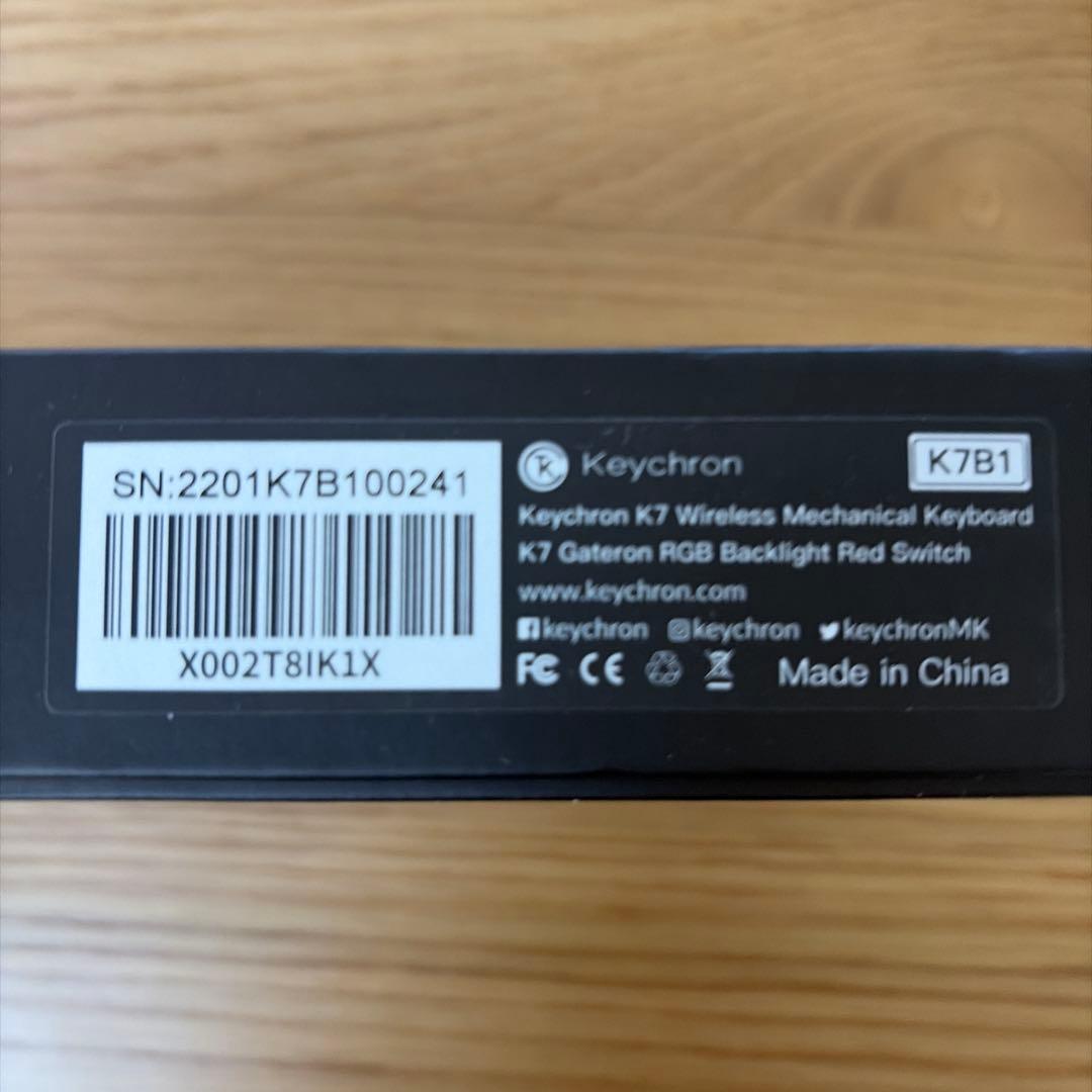 Keychron K7 Bluetooth メカニカルキーボード