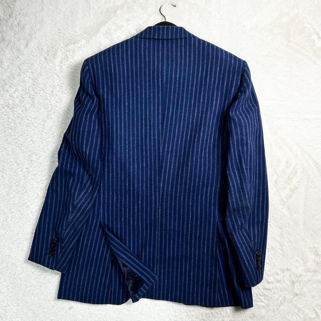 TOMORROWLAND オーダーメイドZegna スーツ　3ピース　ストライプ