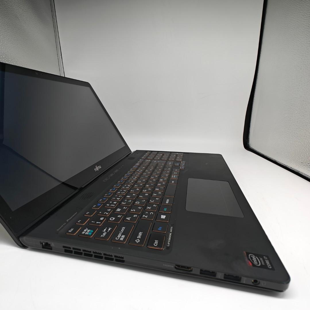 【富士通】AH77 高速i7 SSD512GB 16GB ブラック ノートPC