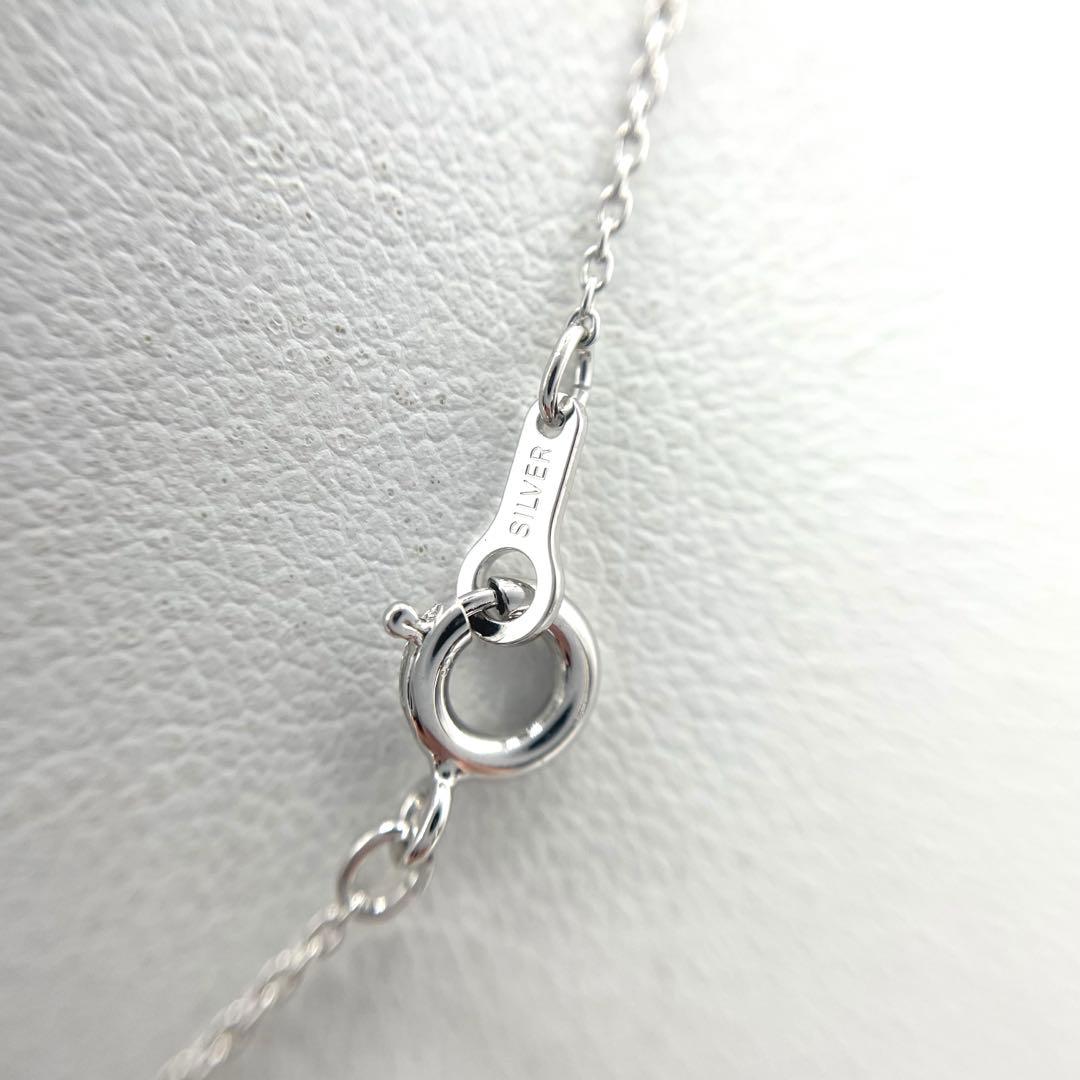 プラチナ900 シルバー925 天然ブラウンダイヤモンド　ネックレス