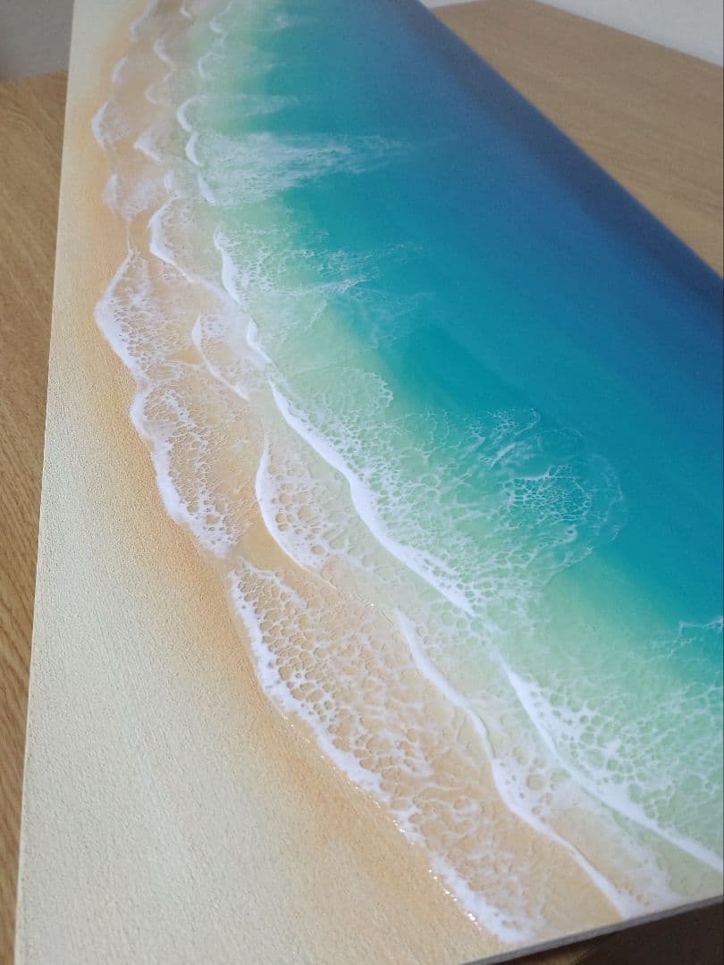 レジンアート(Okinawa Blue・Plate type・900×300)