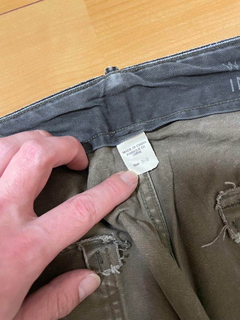 RRL ダブルアールエル　キャンバスワークパンツ　13スターボタン