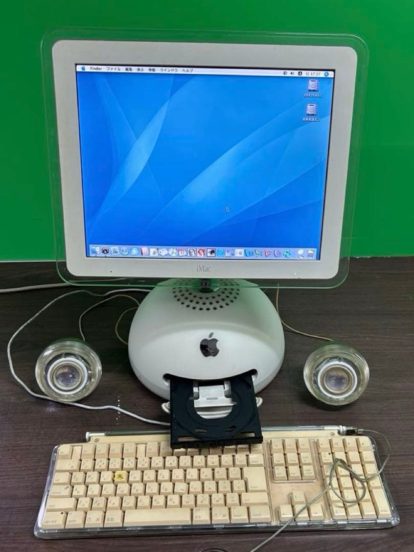 動作商品Apple iMac G4 FL T panel オフホワイト色