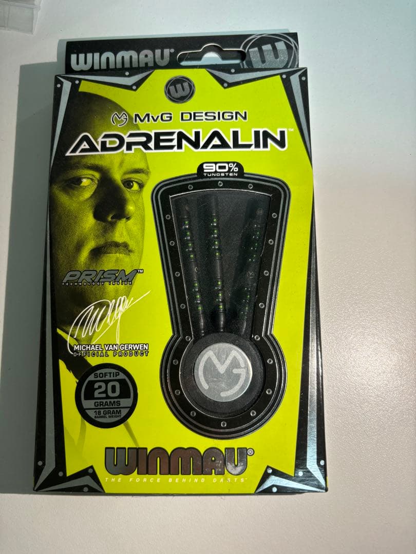 WINMAU Adrenalin ダーツ 2BA 20g MvGデザイン