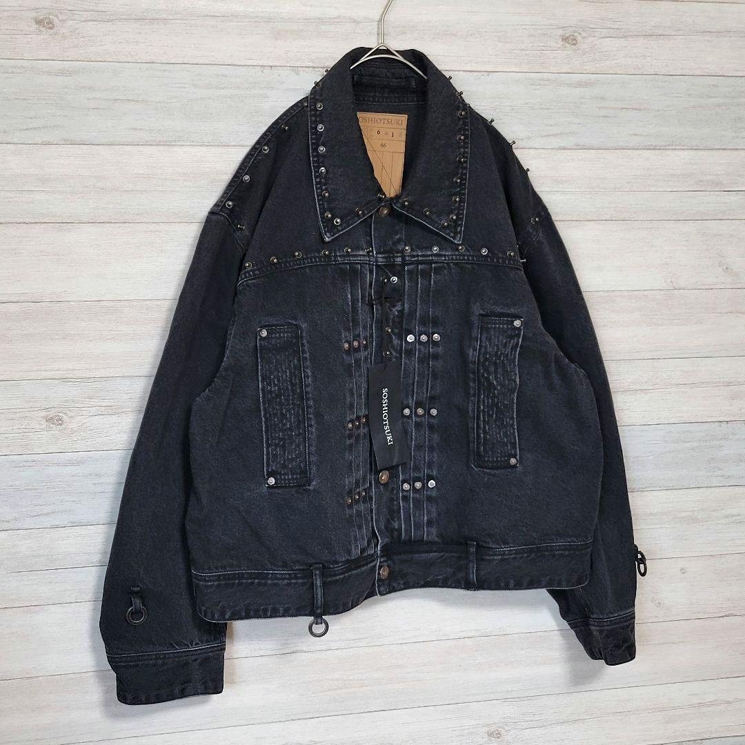 【タグ付き】SOSHIOTSUKI デニムジャケット BDH 46 ウォッシュ