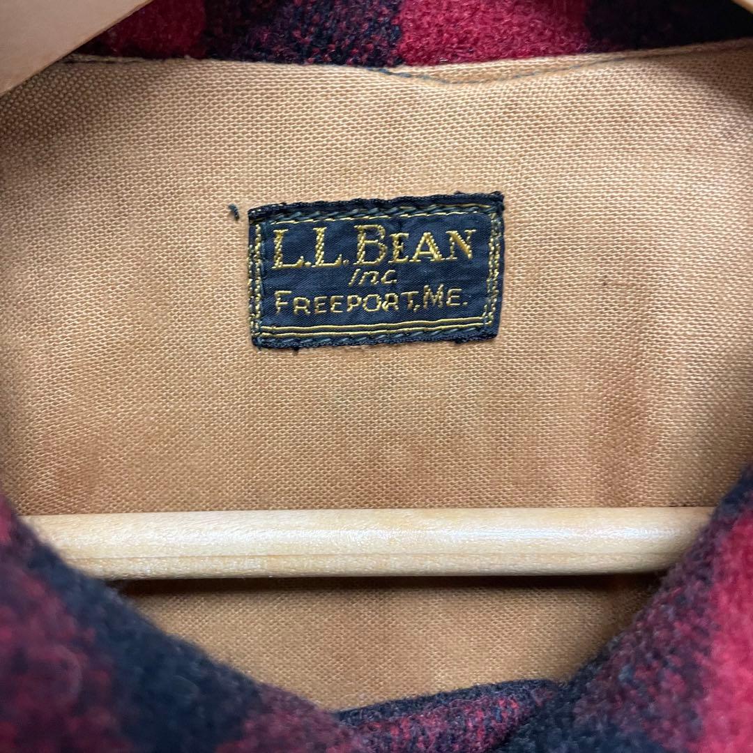 希少 30’s L.L.Bean ハンティングコート　バッファローチェック筆記体