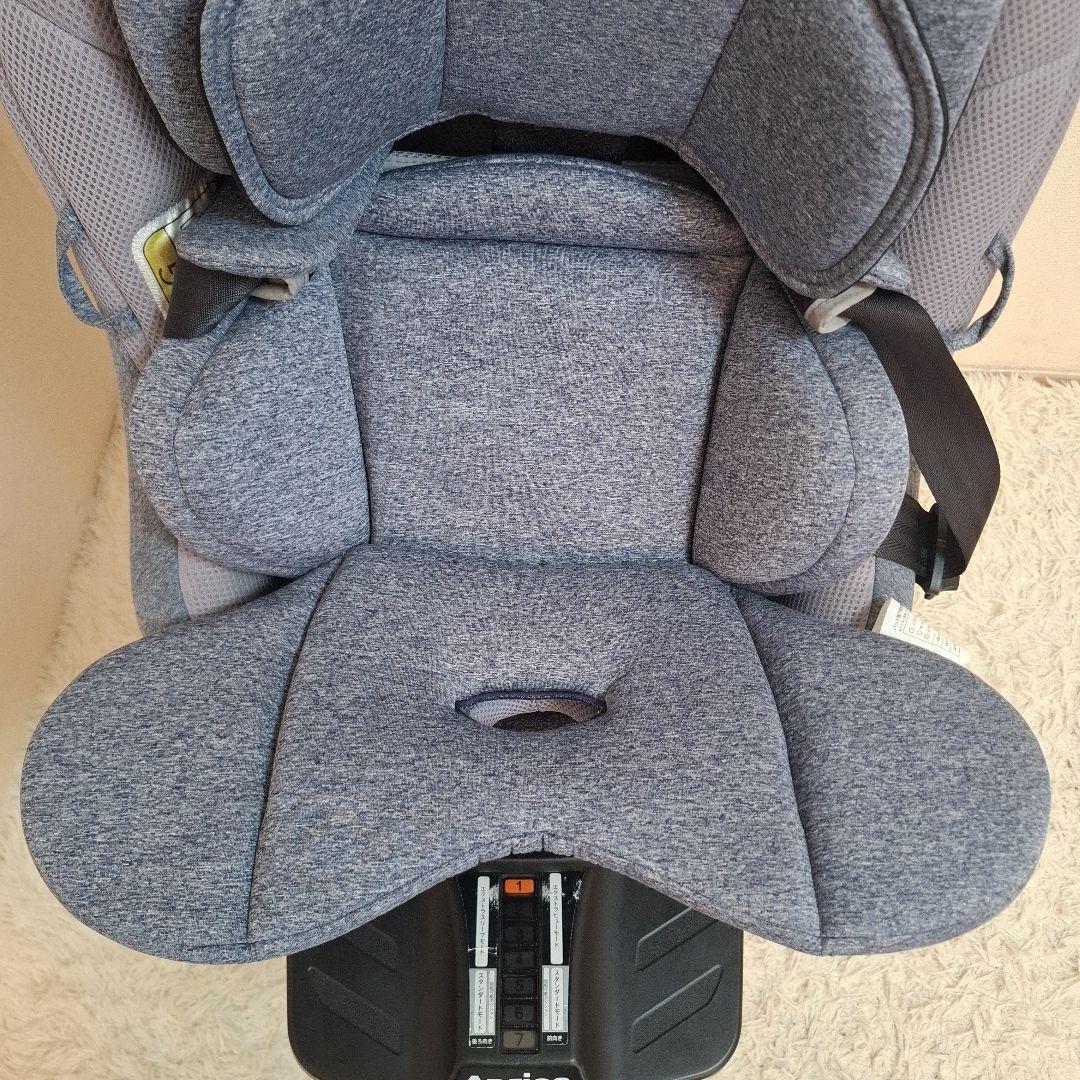 【美品】Aprica クルリラ AC ネイビー NV フットステップ付き