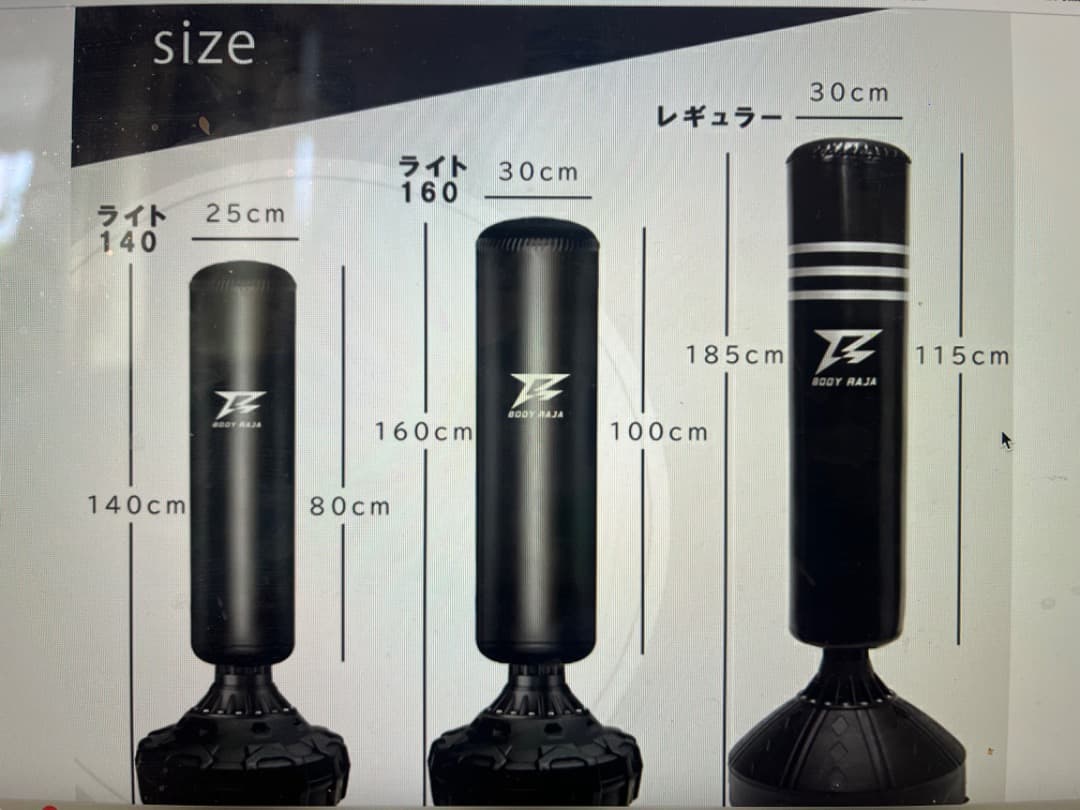 BODY RAJA サンドバッグとグローブセット