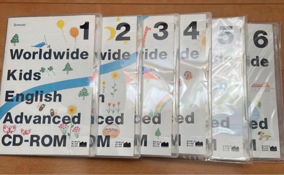 ベネッセ　ワールドワイドキッズ　WWK DVD CD-ROM CDフルセット